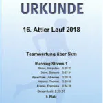 Urkunde Teamwertung